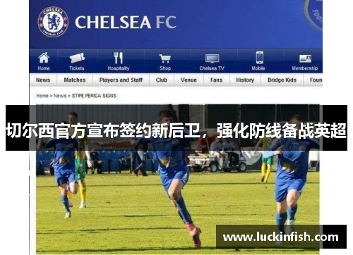 切尔西官方宣布签约新后卫，强化防线备战英超